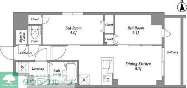 ザ・グラヴィティ新宿の物件間取画像